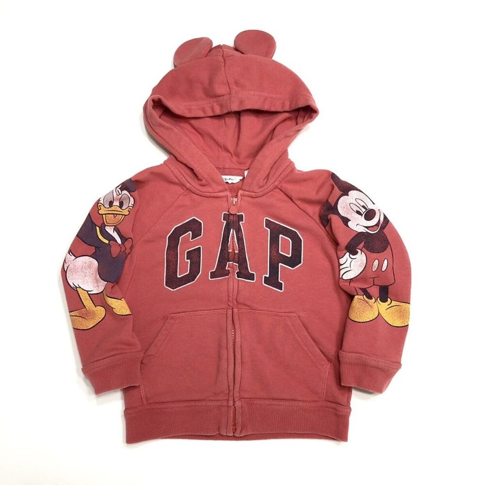GAP + DISNEY Red Mickey-Ears Hoodie {4}